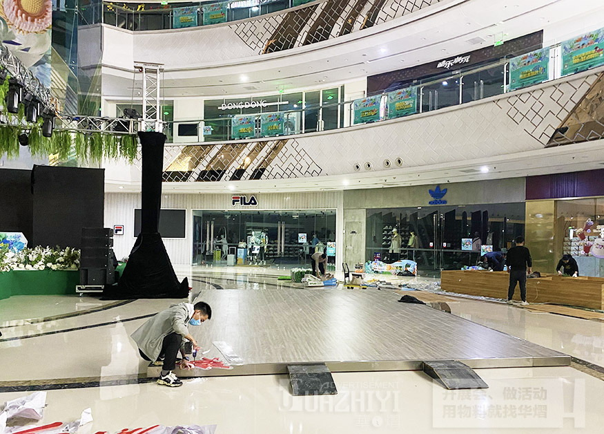 鄭州華熠物料公司二七萬達車展地臺 鄭州華熠物料公司二七萬達車展地臺